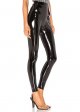 Women's Shiny PU Latex Leather Pants Slim Fit Sexy Leggings