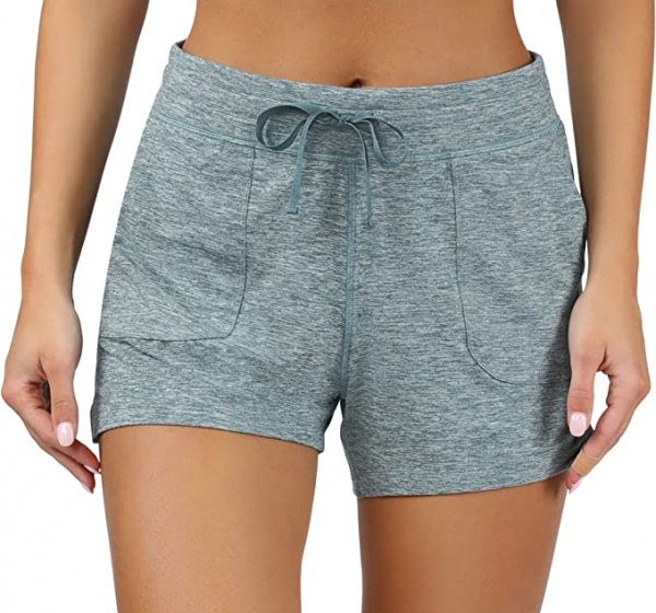 Lightweight Lounge Shorts - Casual Summer Jersey Shorts for Women