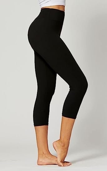 High Waist Leggings in Shorts, Capri and Full Length - Buttery Soft - 3" High Waistband