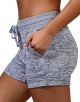 Soft Comfy Activewear Lounge Shorts with Pockets and Drawstring for Women