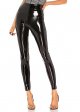 Women's Shiny PU Latex Leather Pants Slim Fit Sexy Leggings